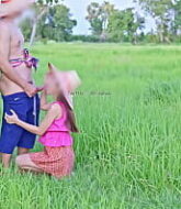 แจกฟรีหนังโป๊ หนัง xxx เด็ดๆ ไอ้หนุ่ชาวนาชวนศรีภรรยา มาดูดจู๋กลางทุ่งนา แล้วถกผ้ายืนเย็ดกัน  