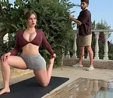 ดูหนังโป ๊ฝรั่งเเฟนสาวเล่นโยคะเลยจับเย็ดจ้ำบ๊ะข้างสระน้ำxxxซอยควยเย็ดย้ำหีแน่นๆ หนุ่มควยเท่าแขนเย็ดหีแฟนเพลินใจ  